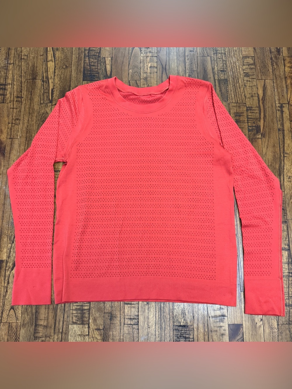 Lululemon Breeze By Long Sleeve Top - Coral No Size Tag